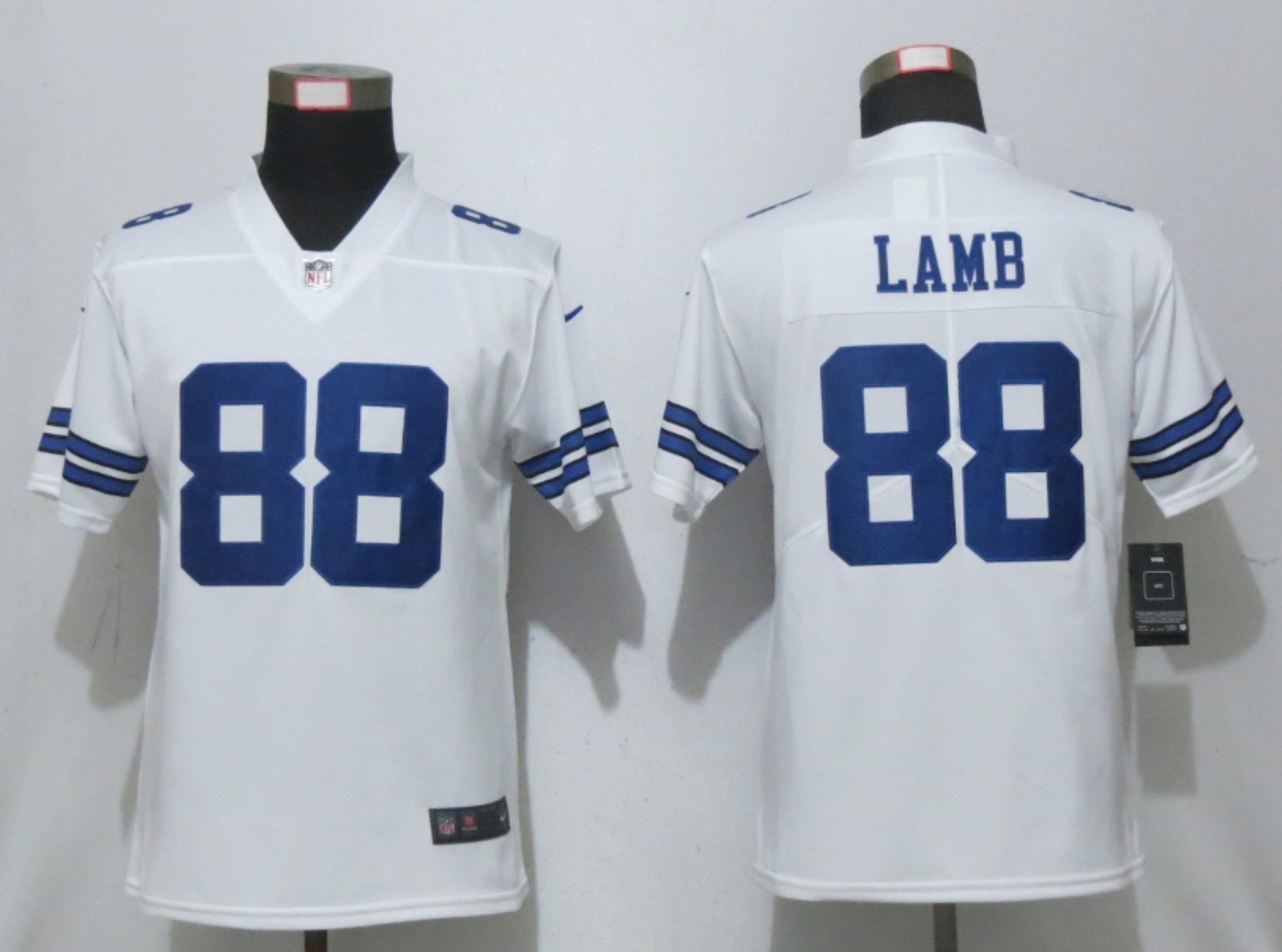 Women Nike Dallas cowboys #88 Lamb Nike White Alternate Vapor Elite Playe